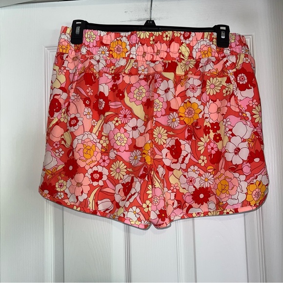 Avia Running Shorts - Pink Floral Print - Size L 12-14 NWT - Picture 7 of 10